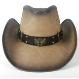 Sombrero Vaquero de Piel Estilo Texas