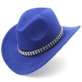 Sombrero Vaquero de Moda Azul