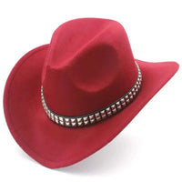 Sombrero Vaquero de Moda Burdeo