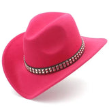 Sombrero Vaquero de Moda Rosa