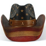 Sombrero Country Texano de Paja