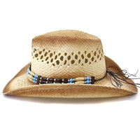 Sombrero de Paja de Playa Cowboy para Mujer