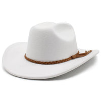 Sombrero Vaquero Blanco de Lana
