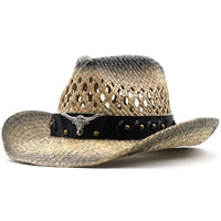 Sombrero de Paja Tipo Vaquero