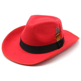 Sombrero Panamá Vaquero Rojo