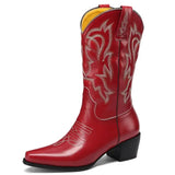 Botas Vaqueras Rojas