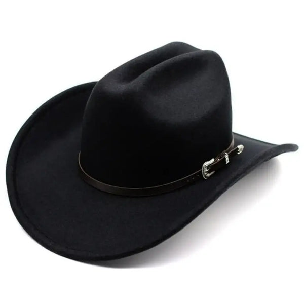 Sombrero Vaquero Negro para Hombre
